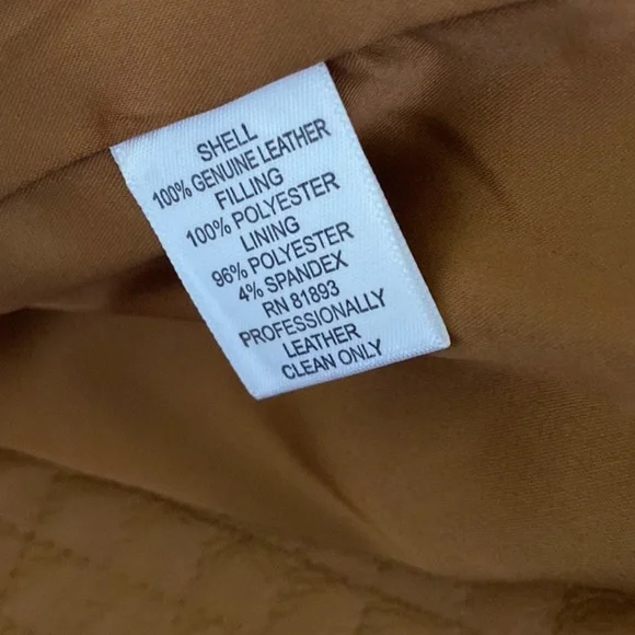 Issac Mizrahi Live Quilted leather Jacket - Picture 4 of 4